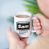 Personalised World's Biggest Oasis Fan Name Mug